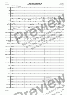 page one of When I Survey The Wondrous Cross (Celtic Version ) - Orchestra, Piano and SATB Choir