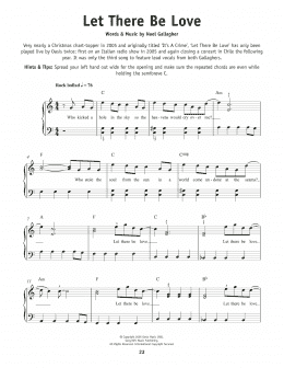 page one of Let There Be Love (Really Easy Piano)