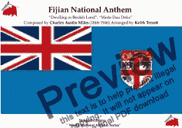 page one of Fijian National Anthem for String Orchestra