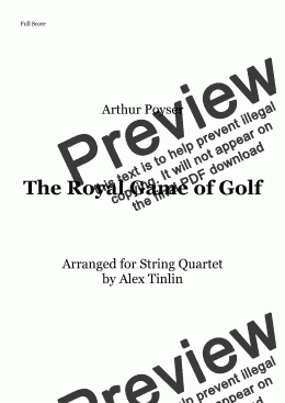 page one of The Royal Game of Golf