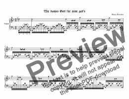 page one of Wir danken Gott für seine gab'n (II) - Chorale Prelude