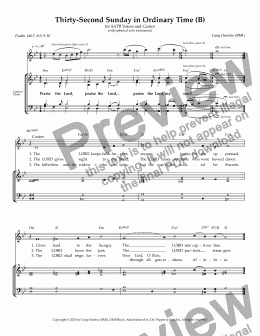 page one of Psalm 146: Thirty-Second Sunday in Ordinary Time (B)