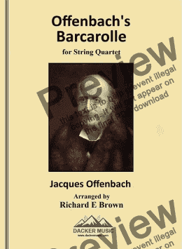 page one of Offenbach's Barcarolle