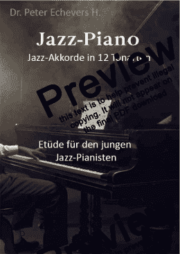 page one of Jazz Piano Jazz-Akkorde in 12 Tonarten