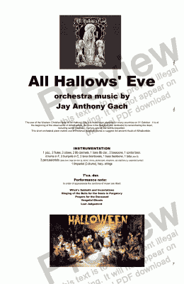 page one of All Hallows Eve 