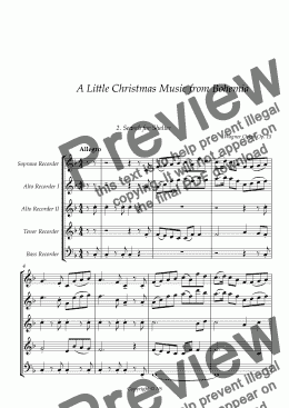 page one of A Little Christmas Music from Bohemia