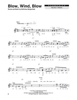 page one of Blow, Wind, Blow (Harmonica)