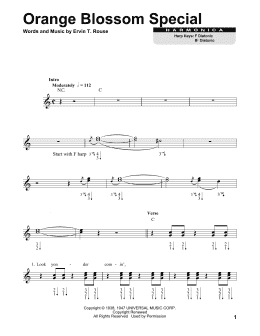 page one of Orange Blossom Special (Harmonica)