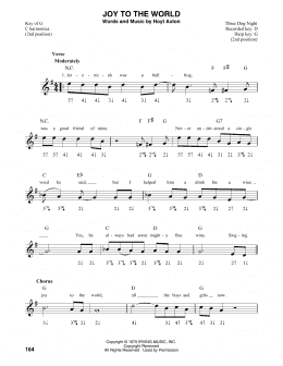 page one of Joy To The World (Harmonica)