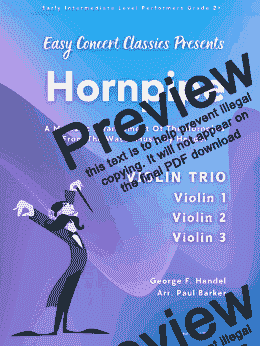 page one of Hornpipe (Violin Trio)