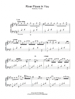 page one of River Flows In You (Piano Solo)