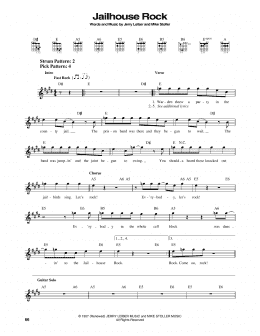 page one of Jailhouse Rock (Easy Guitar)