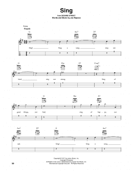 page one of Sing (Mandolin)