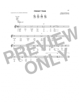 page one of Freight Train (Mandolin)