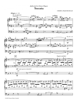 page one of Toccata (Organ)