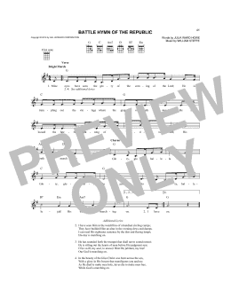 page one of Battle Hymn Of The Republic (Mandolin)