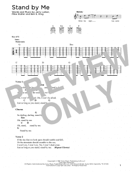 page one of Stand By Me (Solo Guitar)