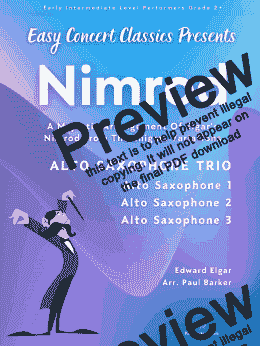 page one of Nimrod (Alto Saxophone Trio)