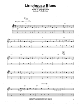 page one of Limehouse Blues (Mandolin Tab)