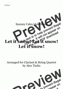 page one of Let it snow! Let it snow! Let it snow!