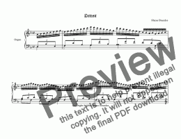 page one of Detroit - Chorale Prelude