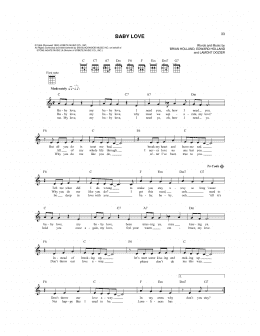 page one of Baby Love (Mandolin)