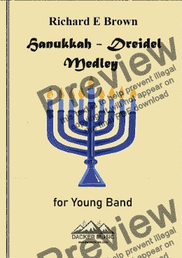 page one of Hanukkah -Dreidel Medley