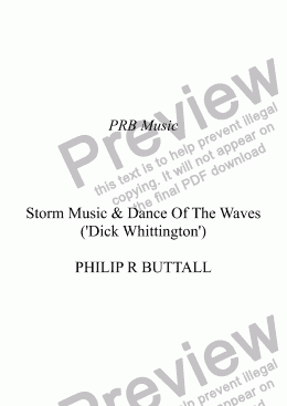 page one of Storm Music & Dance Of The Waves