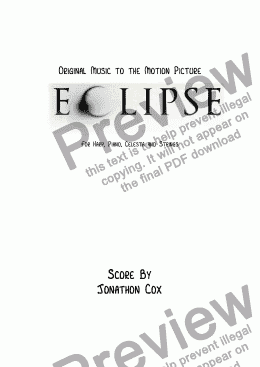 page one of Eclipse
