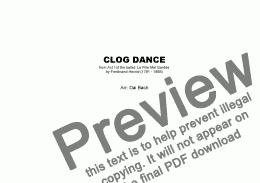 page one of CLOG DANCE