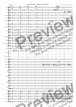 page one of Orchestral Sketch n°1 (juvenilia, orchestra)