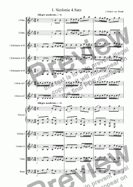page one of Bach-Symphony Final in E-Flat