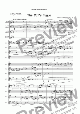 page one of The Cat's Fugue