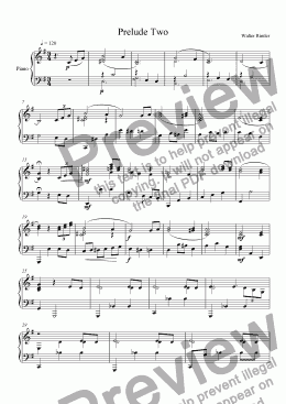 page one of Piano Prelude #2