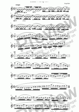 page one of Etude # 18 op 107