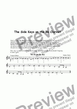 page one of Side Key Blues