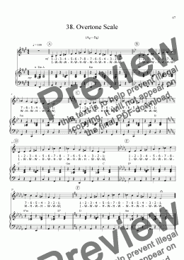 page one of Sing!�38. Overtone Scale [teacher]