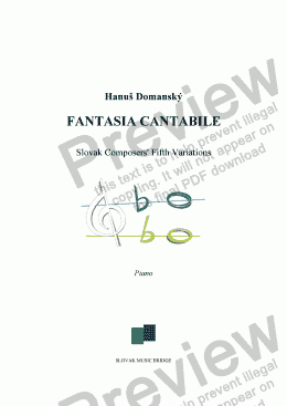 page one of Fantasia Cantabile
