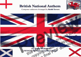 page one of British National Anthem (God Save The Queen) for String Orchestra (MFAO World National Anthem Series)