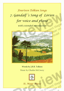 page one of Gandalf’s Song of Lorien