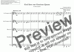 page one of Turks & Caicos National Anthem for Brass Quintet (World National Anthem Series)