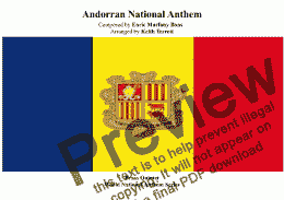 page one of Andorran National Anthem (“El Gran Carlemany”) for Brass Quintet (World National Anthem Series)