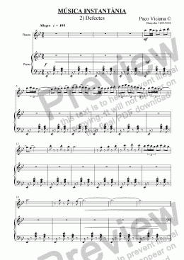 page one of 106-Música Instantània (02-Defectes) (Flute-Piano version)