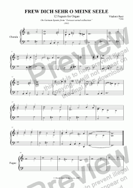 page one of Tablature Miscellany from Levoca > Frew dich sehr o meine Seele