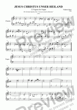 page one of Tablature Miscellany from Levoca > Jesus Christus unser Heiland