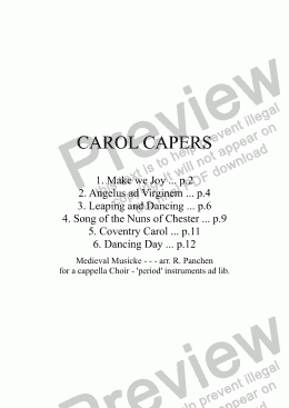 page one of CAROL CAPERS