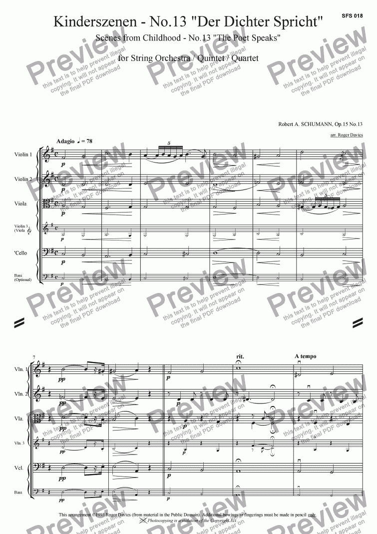 Schumann scenes from childhood kinderscenen opus 15