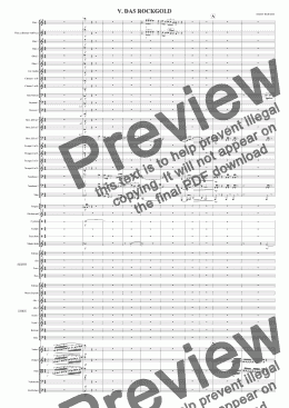 page one of Concerto Revised October 2009 - 5. Das Rockgold