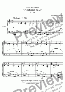 page one of Op.042 - Nocturne no.02 (D minor)