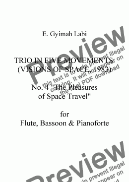 page one of TRIO IN 5-MOVEMENTS, No. 4 